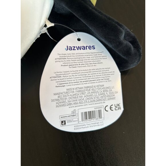 Peanuts Squishmallows Snoopy & Woodstock Plush Set 12" Collectible Plush Set - Picture 10 of 16